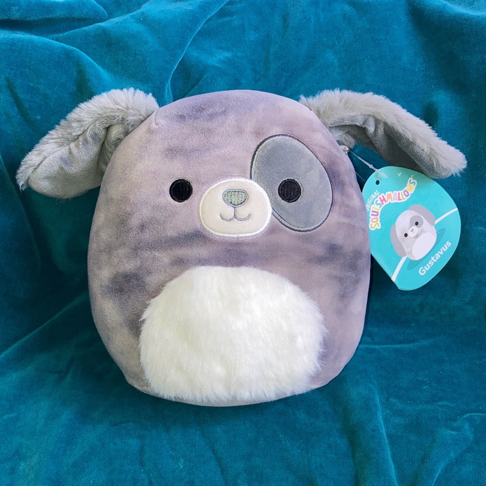 NWT Guatavus the dog gray white 8" Original Squishmallow - Picture 1 of 13